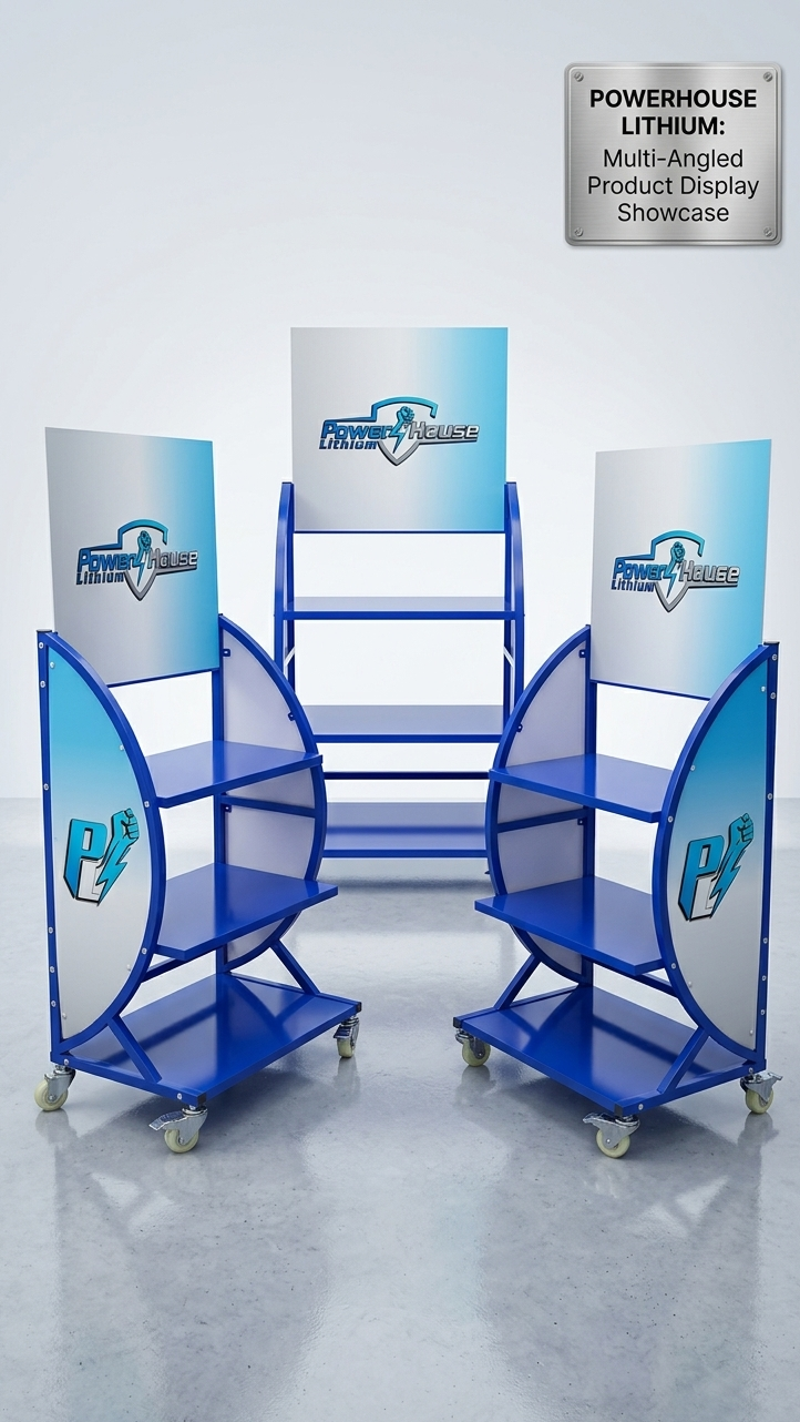 PowerHouse Lithium - Battery Rack Display