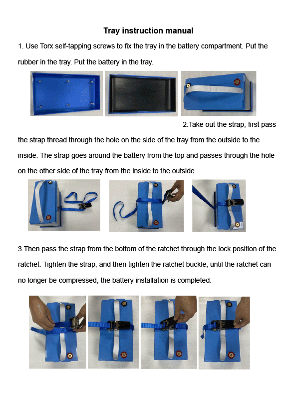 PowerHouse Lithium GC8 Heavy Duty Battery Tray