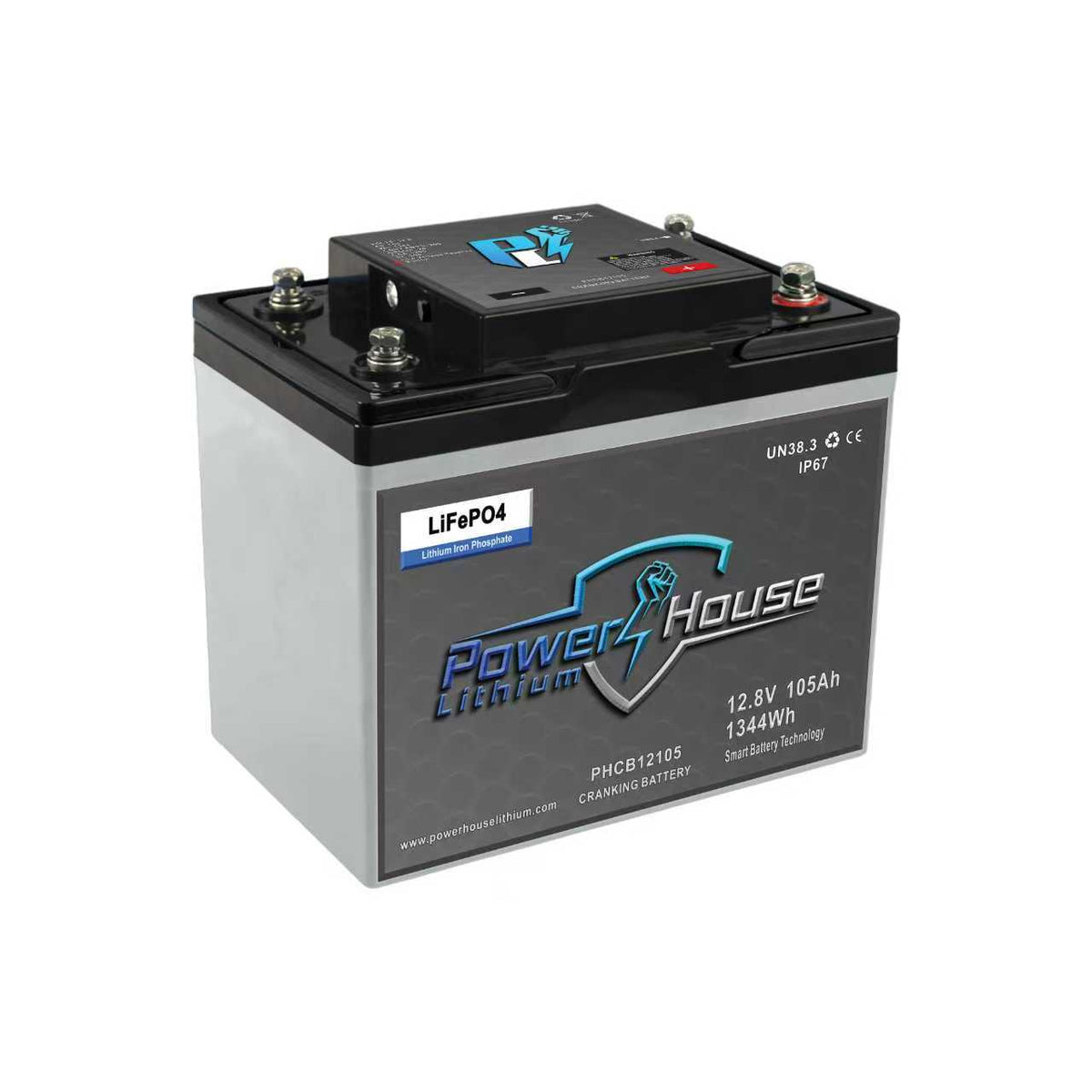 12V 105Ah Cranking Battery | PowerHouse Lithium