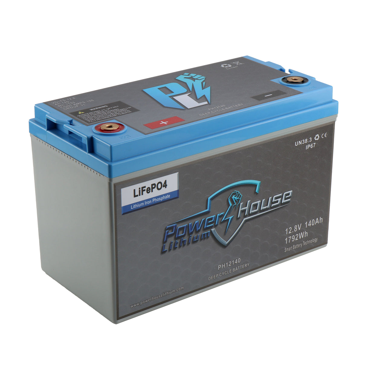 PowerHouse Lithium 12V 140Ah Deep Cycle Battery