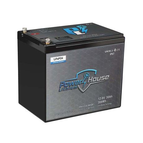Powerhouse 12V 100Ah Lithium Battery LiFePO4 M8/F12 - Altronics
