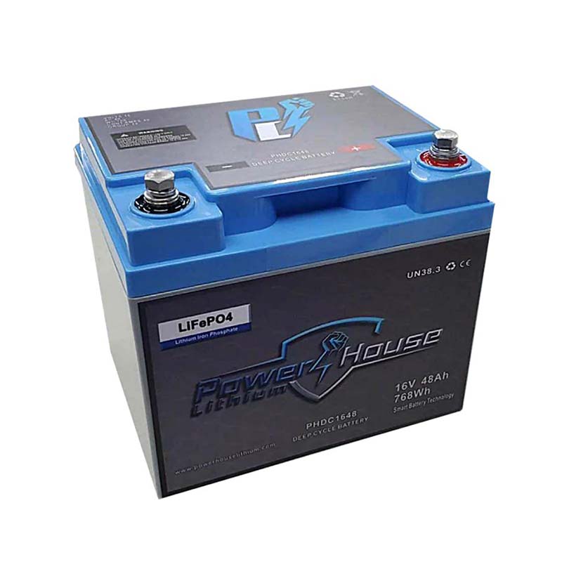 PowerHouse Lithium 16V 48Ah Deep Cycle Battery (2 Devices)