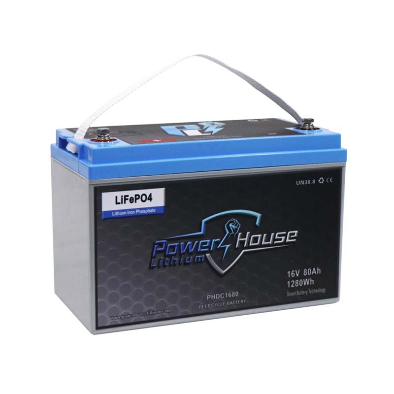PowerHouse Lithium 16V 80Ah Deep Cycle Battery (4 to 5 Devices) – PHL