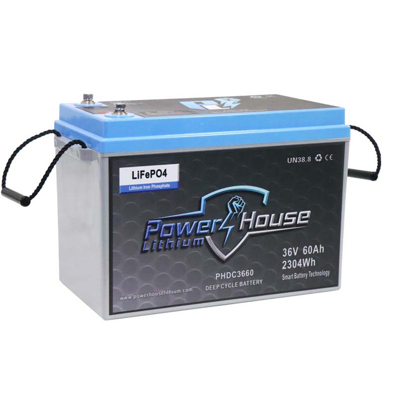 36V 60Ah Deep Cycle Battery | PowerHouse Lithium 36V 60Ah Deep Cycle Battery | PowerHouse Lithium